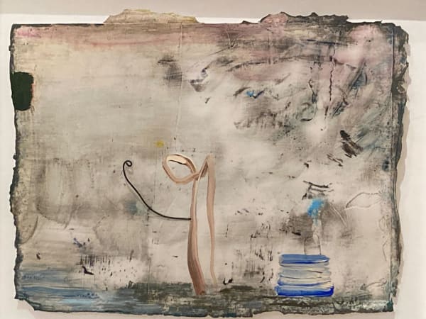 Jennifer Wynne Reeves Sling-Shot David, 2013 Wire and gouache on paper 12 1/4 x 15 1/2 in 31.1 x 39.4 cm