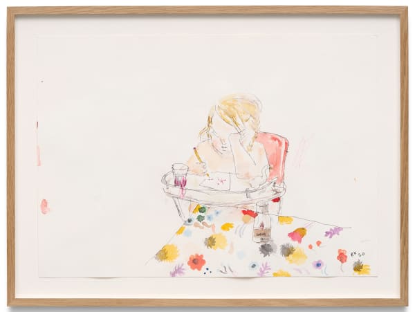 RAGNAR KJARTANSSON, Falling Asleep While Drawing, 2020