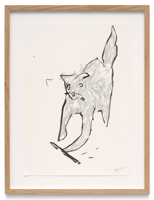 Kitten Disturbing the Artist