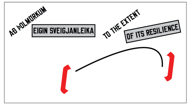 LAWRENCE WEINER, To the Extent of I´ts Resilience, 2009