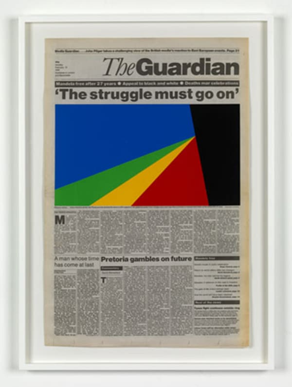 MARINE HUGONNIER, Art For Modern Architecture. Guardian Liberation of Nelson Mandela, 2010