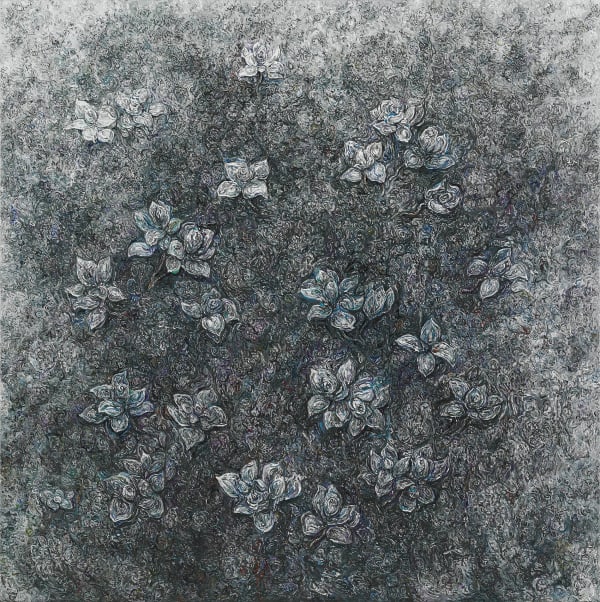 EGGERT PÉTURSSON Untitled, 2011-2014 oil on canvas / olía á striga 100.0 x 100.0 cm 39 5/16 x 39 5/16...