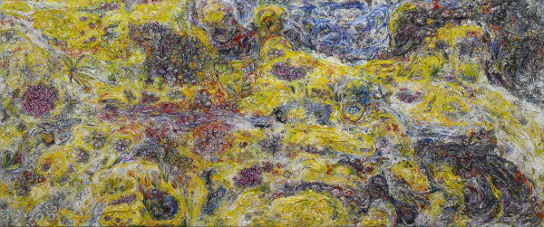 EGGERT PÉTURSSON, Untitled (Gula gil), 2016-2017