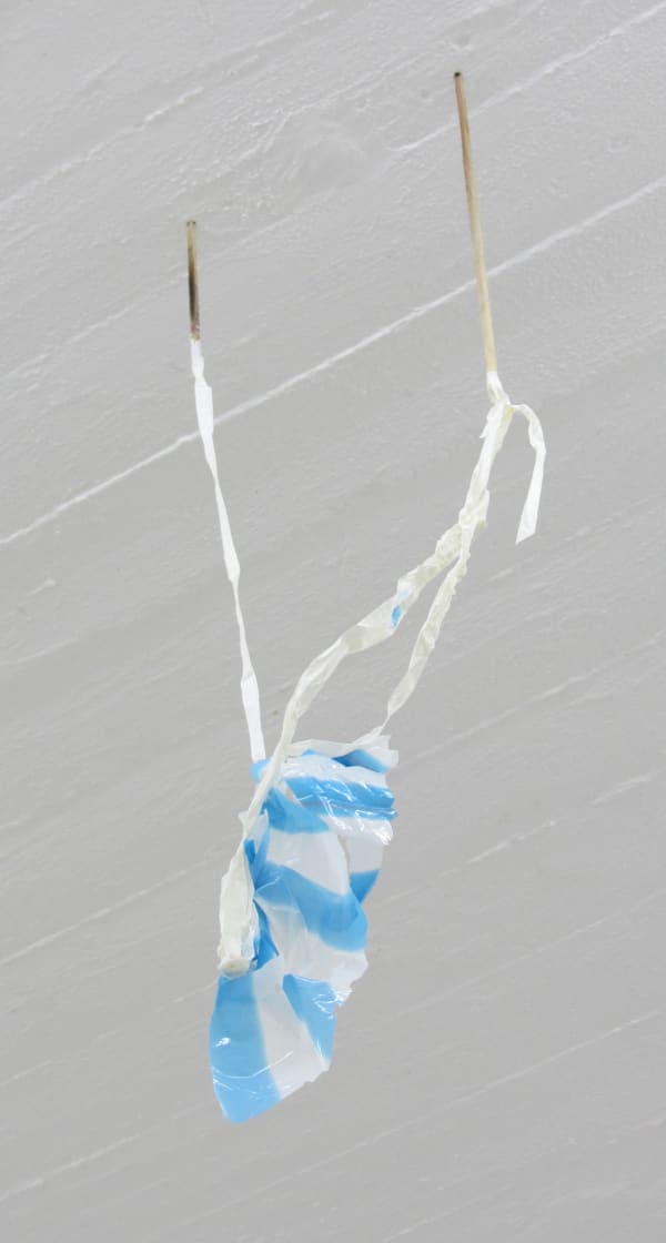 MARGRÉT H. BLÖNDAL, Untitled (sticks, tape, plastic), 2012