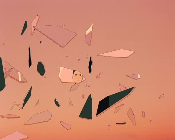 David Favrod, Miroir brisé, 2018