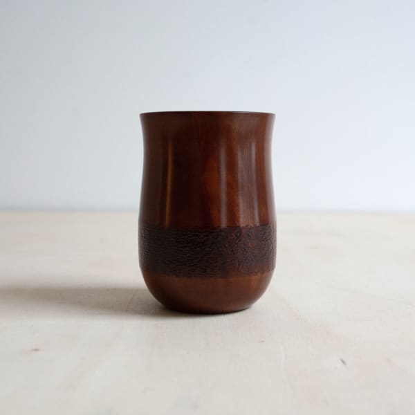 Raku Terai, Handmade Wooden Cup No. 8, 2021