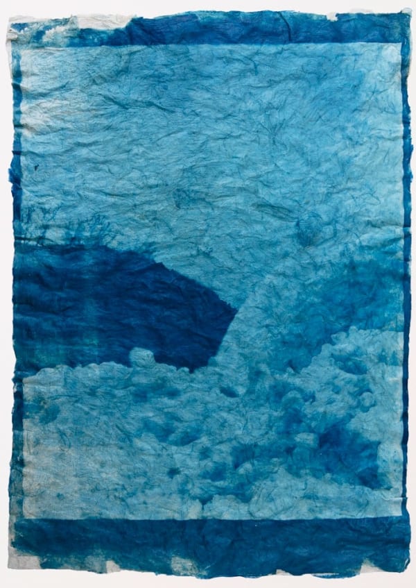 Mika Horie, Indigo Moon and White Moon, 2018