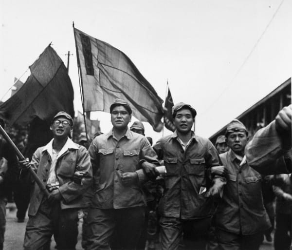 Yukichi Watabe, Untitled 47 from The Post-War Years (Returned Soldiers at Ueno), 1950