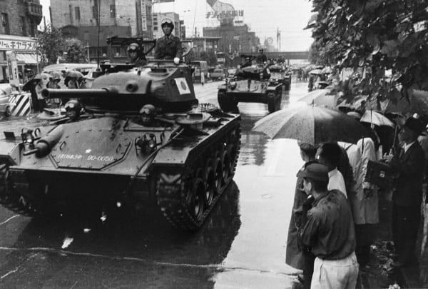 Yukichi Watabe, Untitled 30 from The Post-War Years (Self-defense forces, second time, 1 October), 1945-c1970