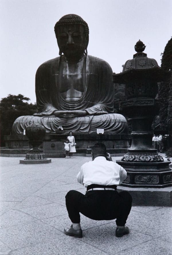 Marc Riboud, Le buddha et le photographe, Japon, 1958