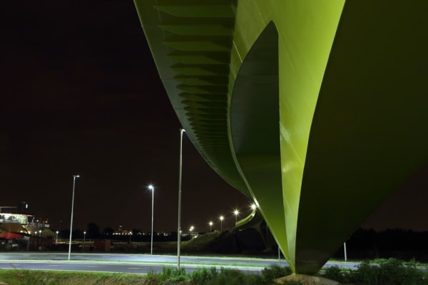 Toshio Shibata, ‘t Groentje’ Bicycle Bridge, Nijmegen, The Netherlands, 2013