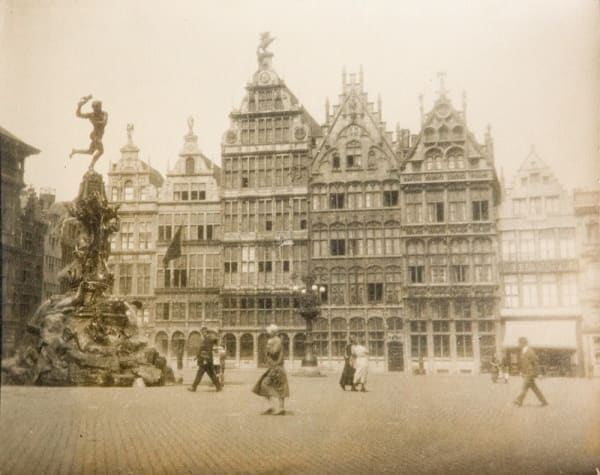 Vernacular Photography, Anonymous - Grand Place, Antwerp, early 20th Century