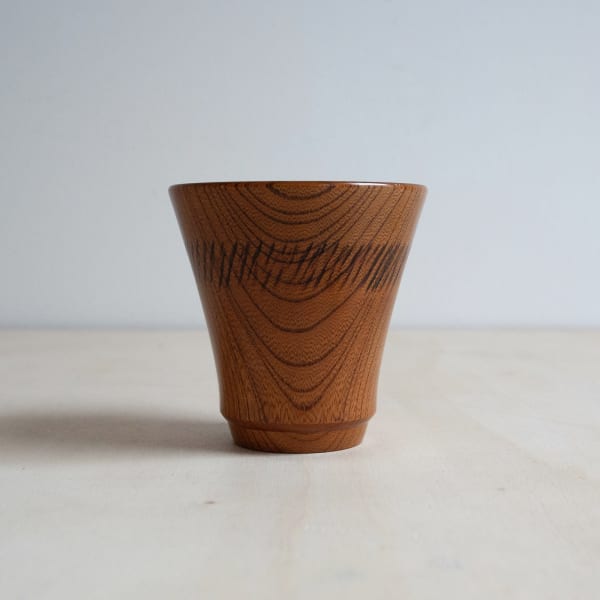 Raku Terai, Handmade Wooden Cup No. 9, 2021