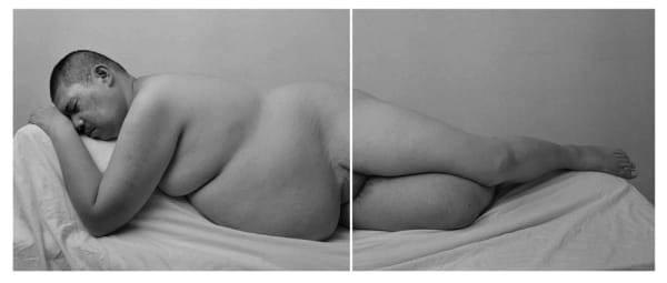 Ryudai Takano, Kikuo (1999.09.17 #L17) (Reclining Woo-Man), 1999