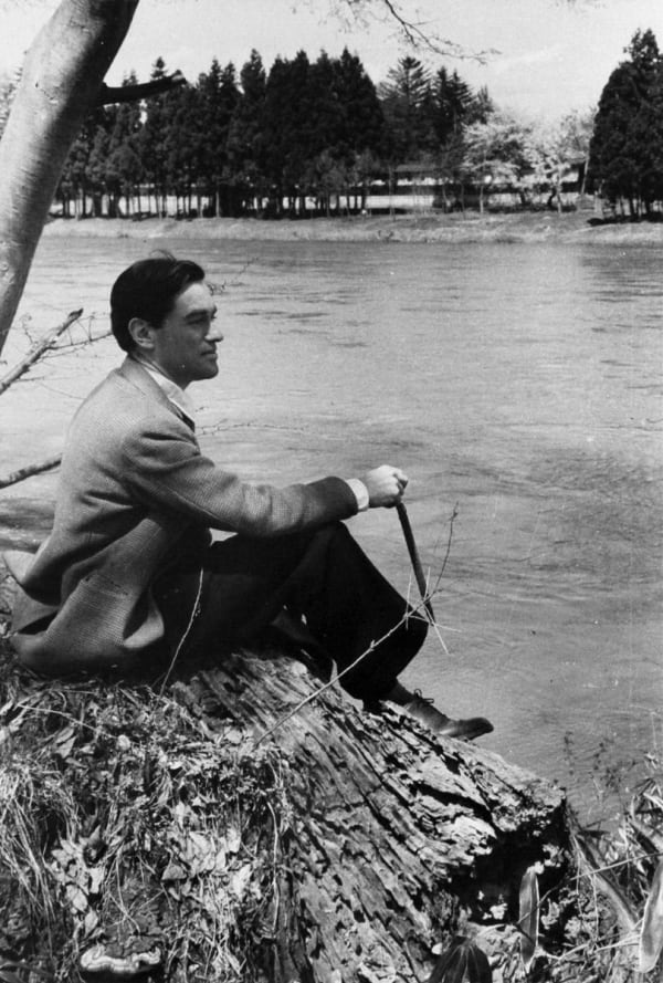 Yukichi Watabe, Untitled 43 from The Post-War Years (Oku no Hosomichi, Donald Keene by Mogami River), 1945-c1970