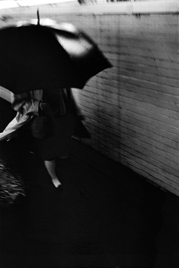 Jeremy Stigter, Woman, umbrella, tunnel - Shinjuku, Tokyo, 1987
