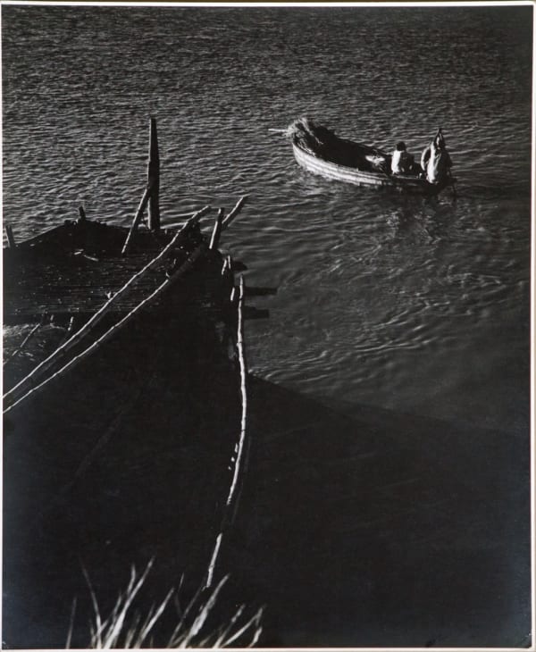 Vernacular Photography, Suraj N. Sharma - Boating in flood, 1960s