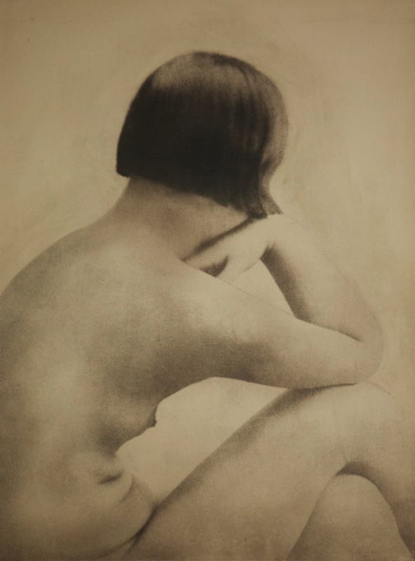 Various Japanese Artists, Unto Nakayama - Nude in profile, early 1930s