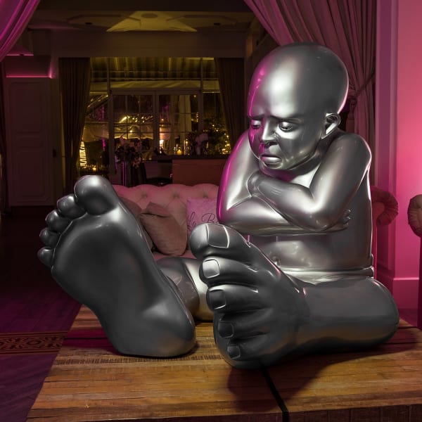 Babyfoot 105 Resin Silver