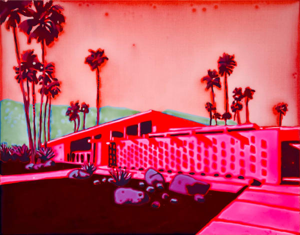 Annemarie Terlage Enraptured, 2022 Acrylic and epoxy on linen 72 x 92 cm