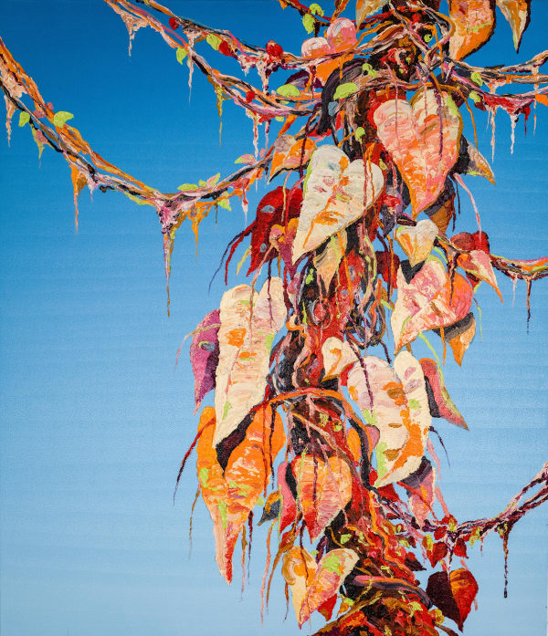 Dominic Virtosu Natural Beauty, 2022 Oil and paint on canvas 150 x 130 x 4.5 cm