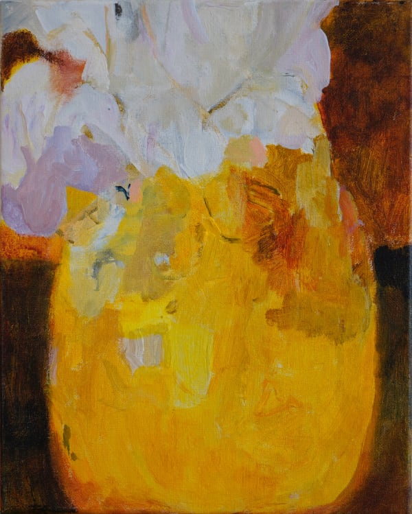 Keiko Kimoto Ananas, 2021 Acrylic on canvas 30 x 24 cm 11 ¾ x 9 ½ in