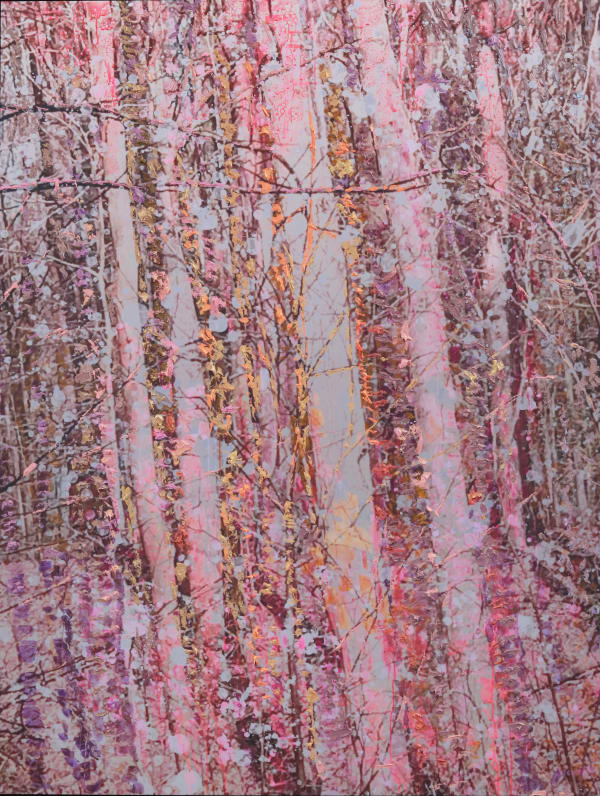 Wim Ricourt Arising, 2023 Mixed media on aluminium 160 x 120 cm 63 x 47 ¼ in