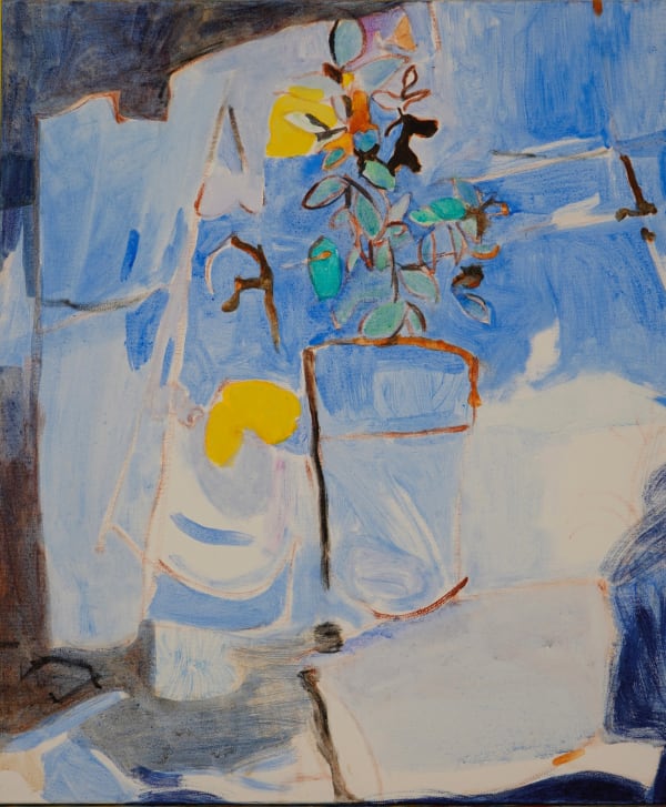 Keiko Kimoto Fensterblick, 2021 Oil on canvas 60 x 50 cm 23 ⅝ x 19 ¾ in