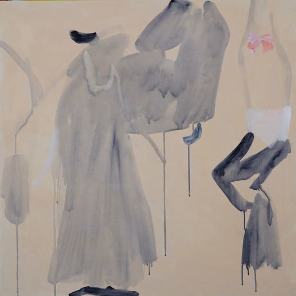 Keiko Kimoto Bar, 2019 Acrylic on canvas 80 x 80 cm 31 ½ x 31 ½ in
