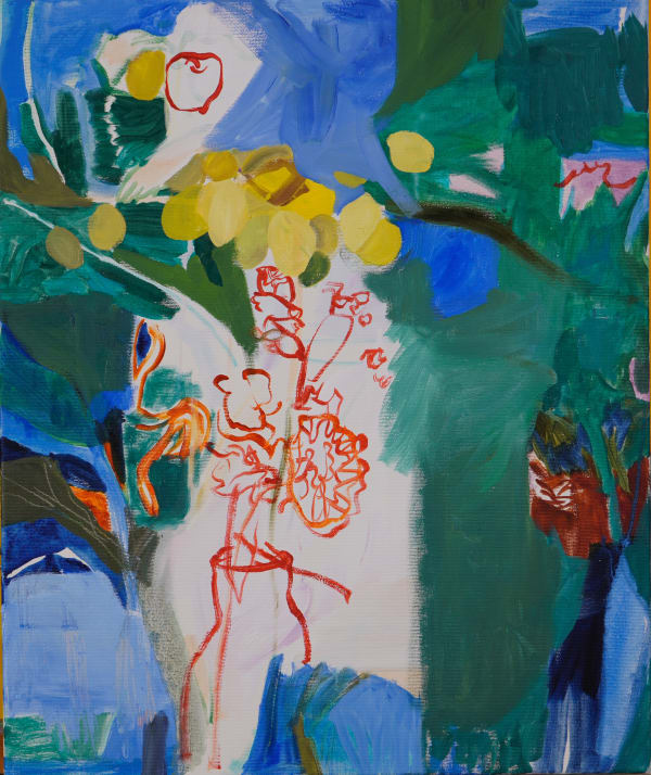 Keiko Kimoto Traubenfest, 2024 Oil on canvas 60 x 50 cm 23 ⅝ x 19 ¾ in