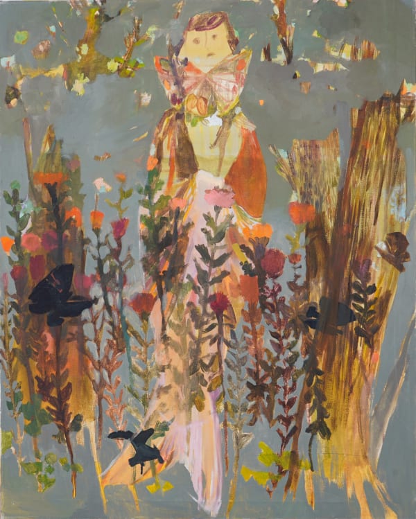 Keiko Kimoto Schmetterling, 2005 Oil on canvas 100 x 80 cm 39 ⅜ x 31 ½ in