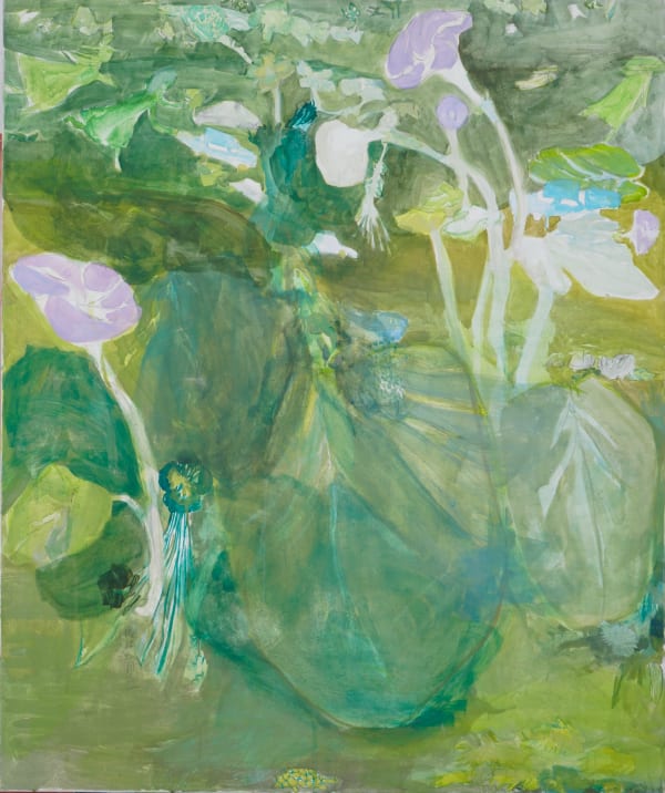 Keiko Kimoto Nachtduft und Weilchen, 2004 Pigment and Hasenleim on canvas 120 x 100 cm 47 ¼ x 39 ⅜ in