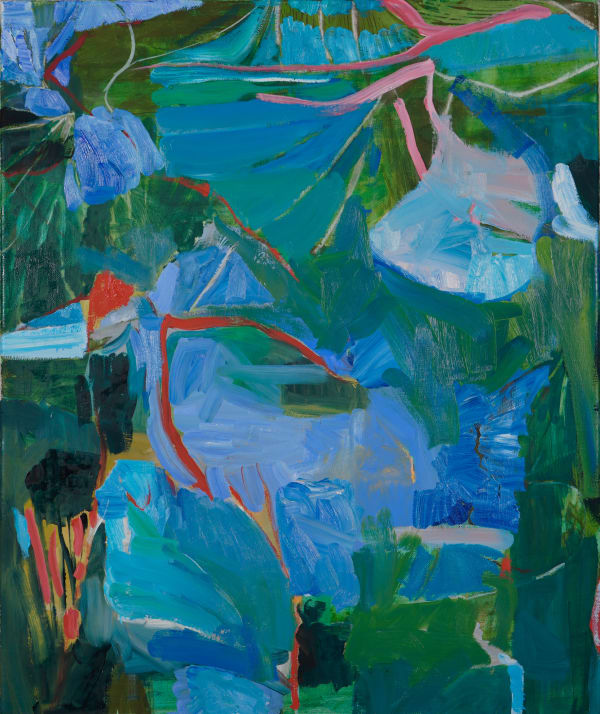 Keiko Kimoto Paradiesvoegel, 2024 Egg tempera and oil on canvas 60 x 50 cm 23 ⅝ x 19 ¾ in