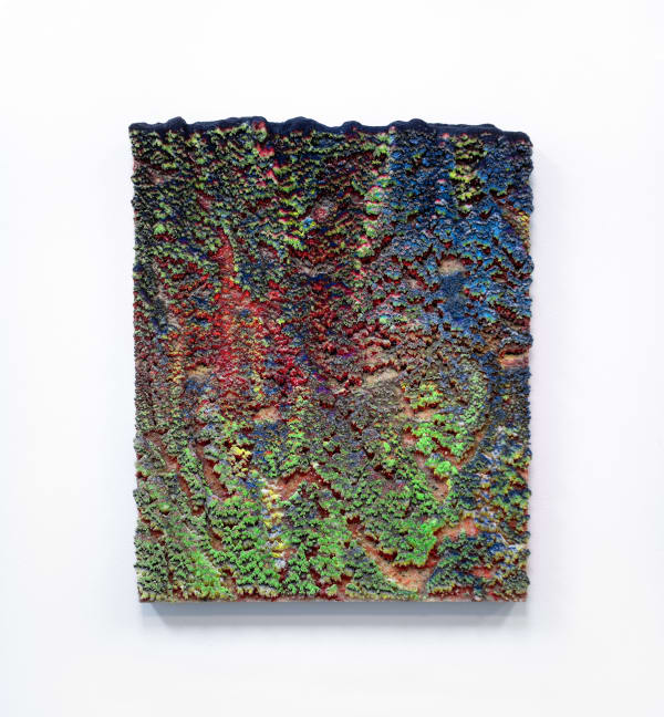 Dylan Gebbia-Richards Distortions, 2021 Pigment on paraffin wax 81 x 71 cm 31 ⅞ x 28 in