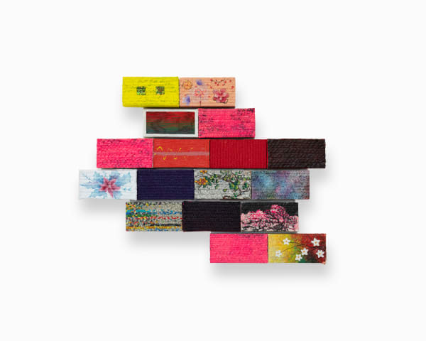 Lu Luo LU-BC020, 2022 Mixed media 72 x 103 cm 28 ⅜ x 40 ½ in