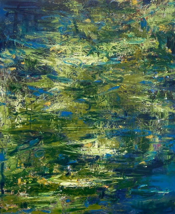 In the woods, close to the water