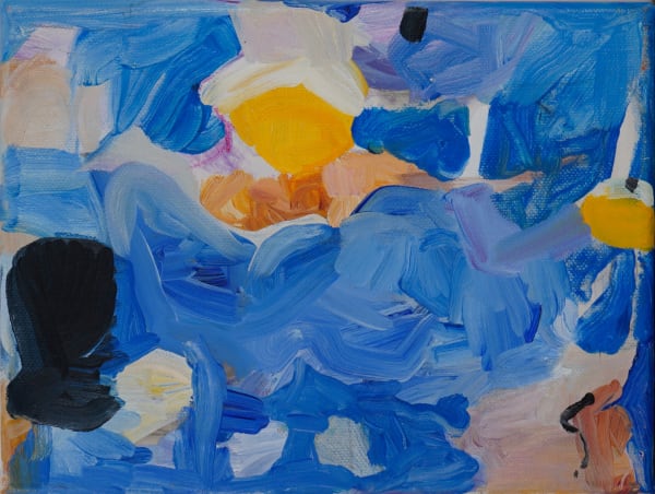Keiko Kimoto Ei im Meer, 2021 Oil on canvas 18 x 24 cm 7 ⅛ x 9 ½ in