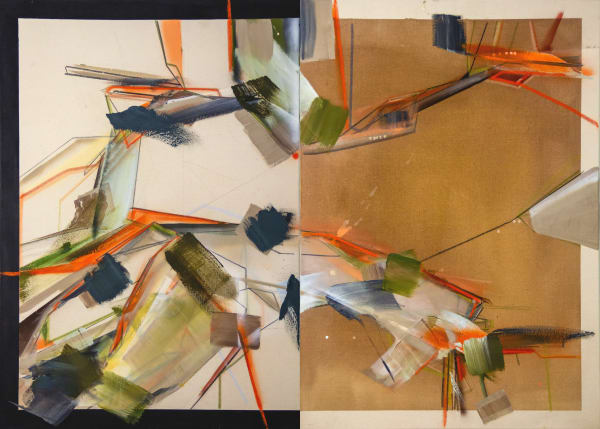 Marie Theres Madani, Between the shadow and the fold #5, 2022