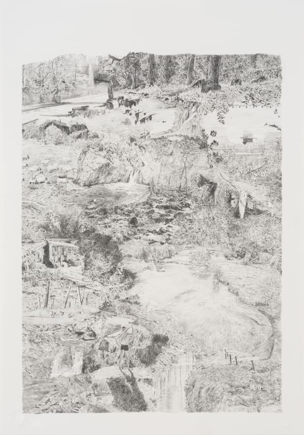 Anne Marie Finné, Vue Générale XXV (jardin botanique), 2025