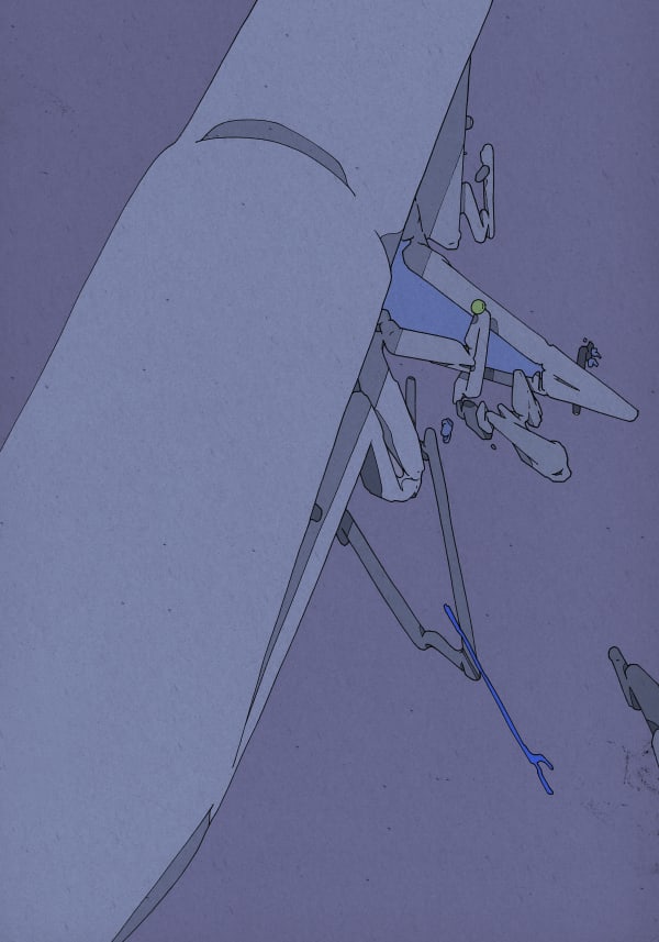 Anatoly Akue, The wind, 2022