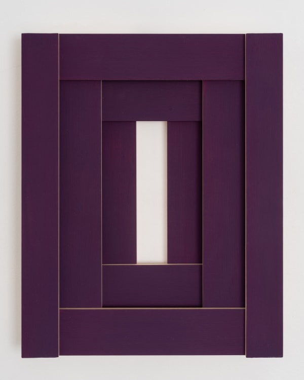Jeanine Cohen, Untitled, dark red purple, 2024