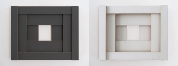 Jeanine Cohen, Untitled, lDark Grey & Light Blue Green, 2024