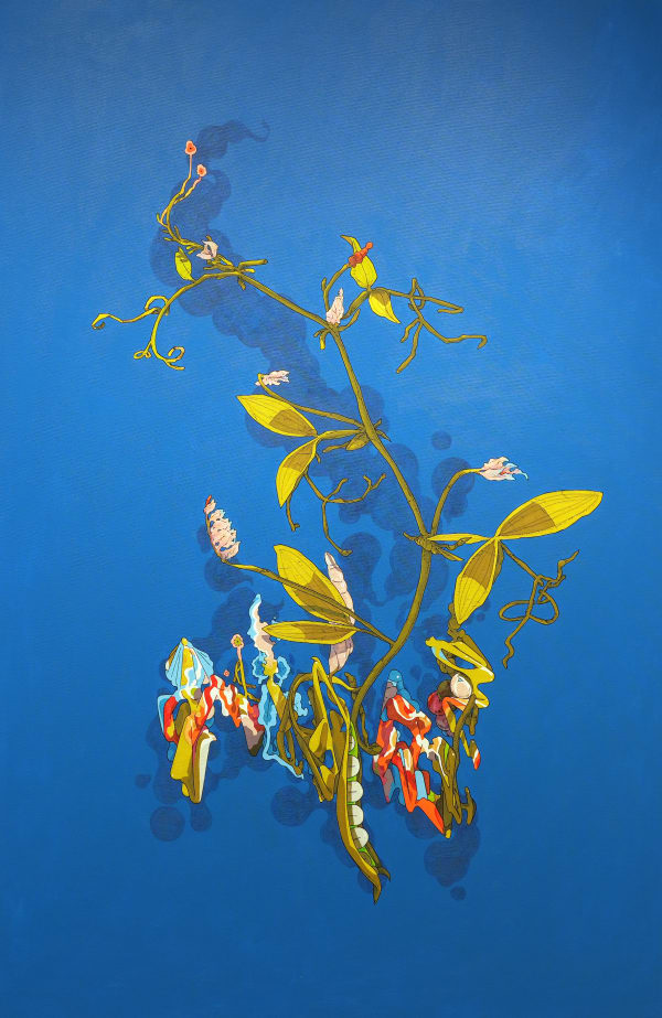 Anatoly Akue, Composition #4. Natural Mimicry series, 2022