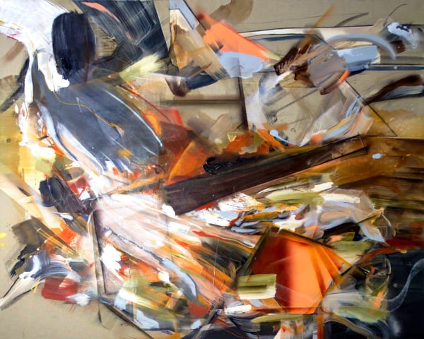 Marie Theres Madani, Between the shadow and the fold #3, 2022