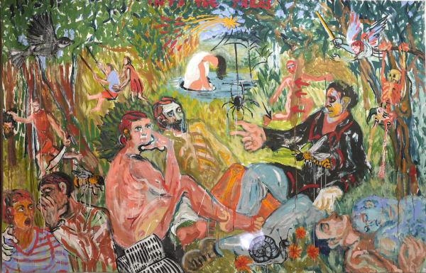 Iris Terdjiman, Into the Trees (After Manet), 2021