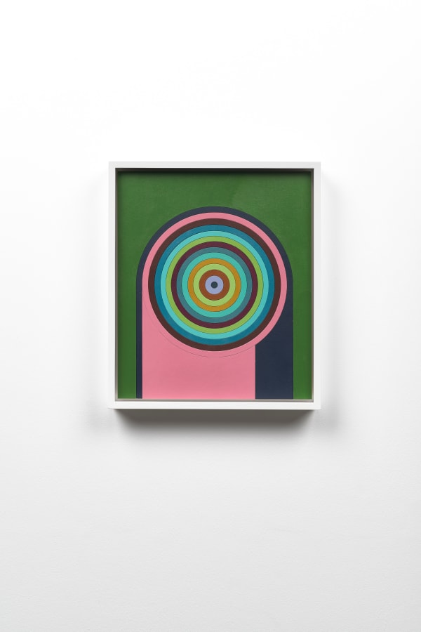 Lubna Chowdhary Code 79, 2024 gouache and acrylic on gessoed board 34 x 29 cm 13 3/8 x 11 3/8 in