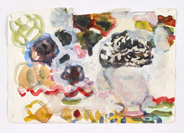 Lorna Robertson Without you, 2020 watercolour and oil on paper 14 x 20 cm 5 1/2 x 7 7/8 in (unframed)