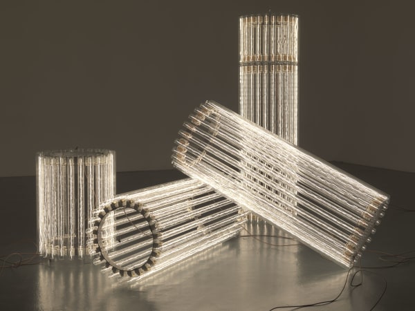 Cerith Wyn Evans Column, (Assemblages i), 2010 mixed media dimensions variable