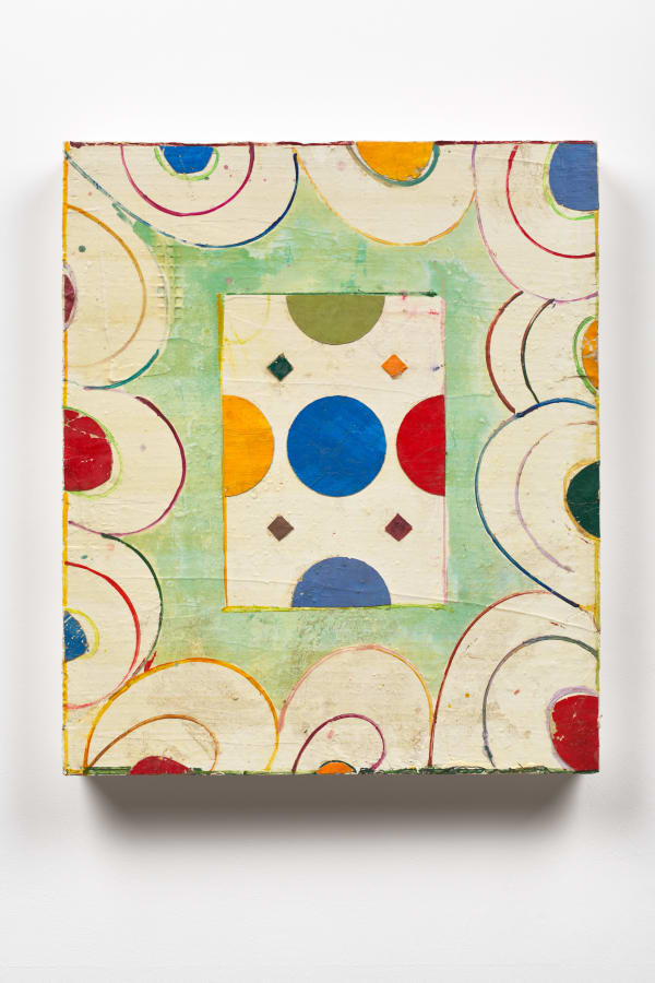 Mirco Marchelli Elevato, 2024 plaster, acrylic, verdigris and wax on wood 70.5 x 60.5 cm 27 3/4 x 23 7/8 in