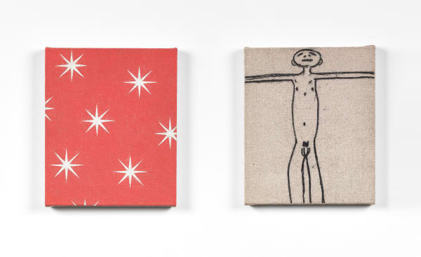 David Austen, Little Ocean (red) and Sailor , 2022